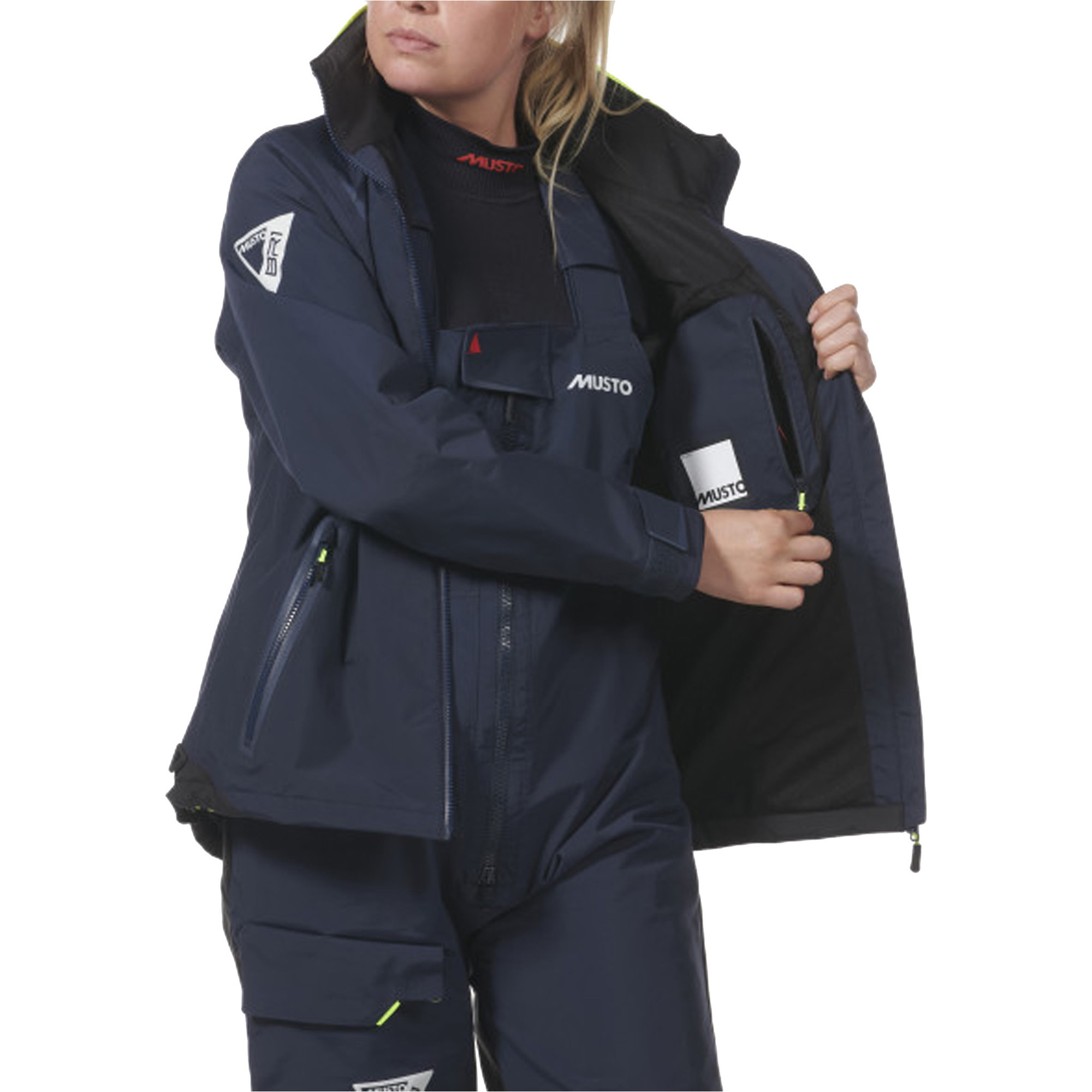 2026 Musto Dames Br1 Solent Zeiljack 82404 - Echt Navy
